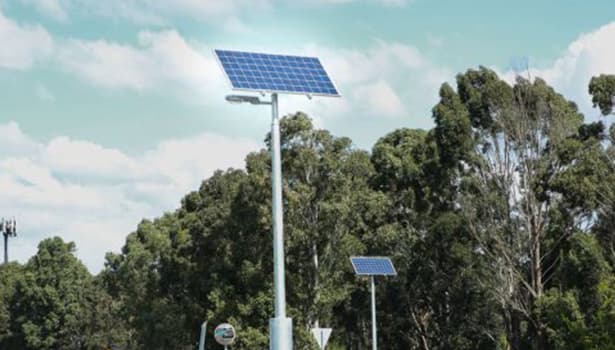 solar powered street lights